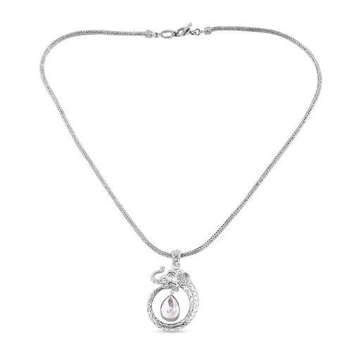 Moissanit Halskette ca. 50 cm 925 Silber ca. 1,34 ct. image number 0