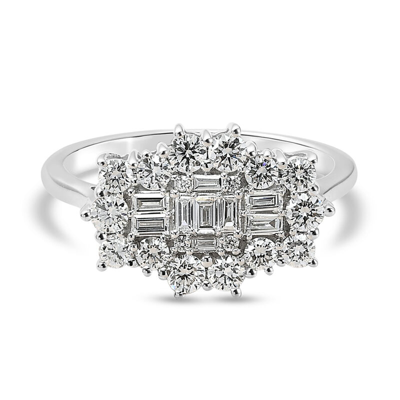 ILIANA Diamant-Ring, IGI zertifiziert SI G-H, 750 Weißgold  ca. 1,00 ct image number 0