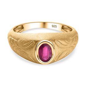 Afrikanischer Rubin-Ring- 0,66 ct.