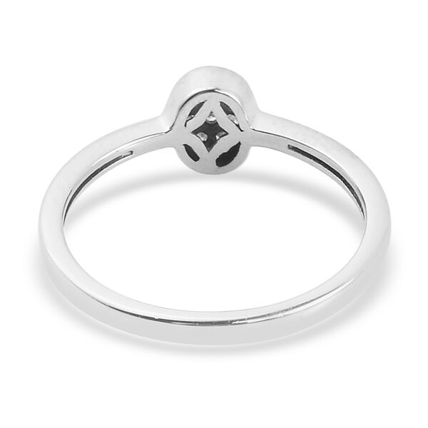 Diamant Cluster Ring 925 Silber Platin-&Uuml;berzug image number 6