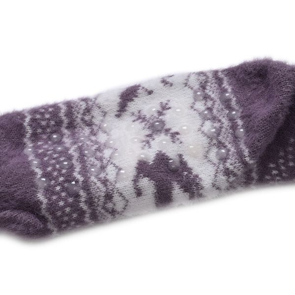 2er Set kuschelige Sherpa Socken, Rentiere image number 2