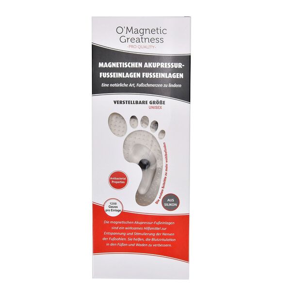 Akupressur-Therapie Silikoneinlage mit 16 magnetischen Einlagen (gro&szlig;, 40-44) image number 6