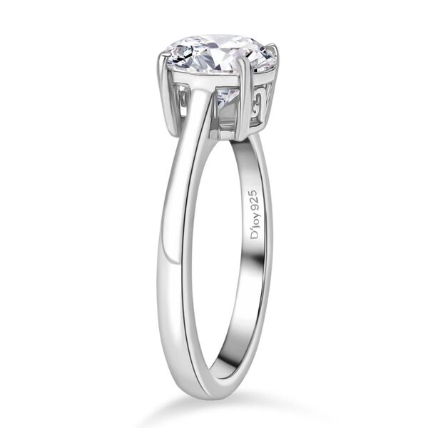D&rsquo;Joy Moissanit Ring, 925 Silber 750 rhodiniert - 1,80 ct. image number 3