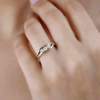 Moissanit Ring - 0,36 ct.