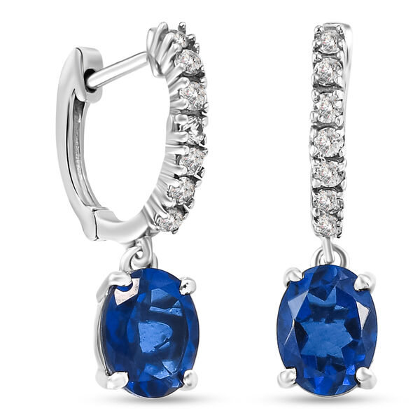 3er-Set Ceylonfarbener Quarz und Zirkon-Ring, Creolen und Anh&auml;nger, 925 Silber platiniert - 9,06 ct.&nbsp; image number 8