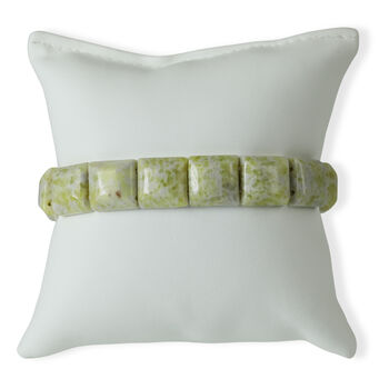 Ananas-Jaspis Armband Flexibel (ca. 15.25 cm) ca. 155,00 ct.