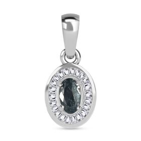 Alexandrit und Diamant Anhänger - 0,37 ct.