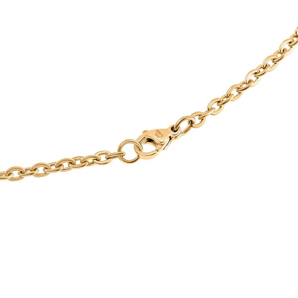 3er-Set - Kugelkette 40 cm, Gliederkette 45 cm und Ankerkette 55 cm, Goldton image number 9