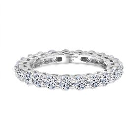 LUXURIANT DIAMOND - Lab Grown Diamant SI-GH SGL zertifiziert Ring 925 Silber rhodiniert (Größe 18.00) ca. 2.00 ct