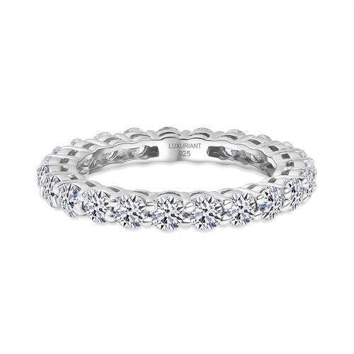 LUXURIANT DIAMOND - Lab Grown Diamant SI Ring 925 Silber rhodiniert (Größe 18.00) ca. 2.00 ct image number 0