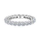 LUXURIANT DIAMOND - Lab Grown Diamant SI Ring 925 Silber rhodiniert (Größe 18.00) ca. 2.00 ct