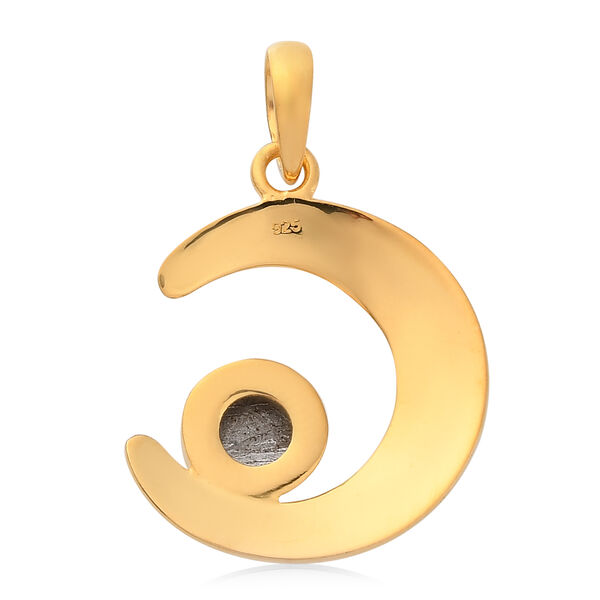 Meteorit Anh&auml;nger 925 Silber vergoldet ca. 4,33 ct image number 5