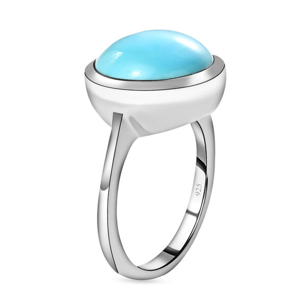 Amerikanischer, nat&uuml;rlicher Sleeping Beauty T&uuml;rkis-Ring - 4,97 ct. image number 5