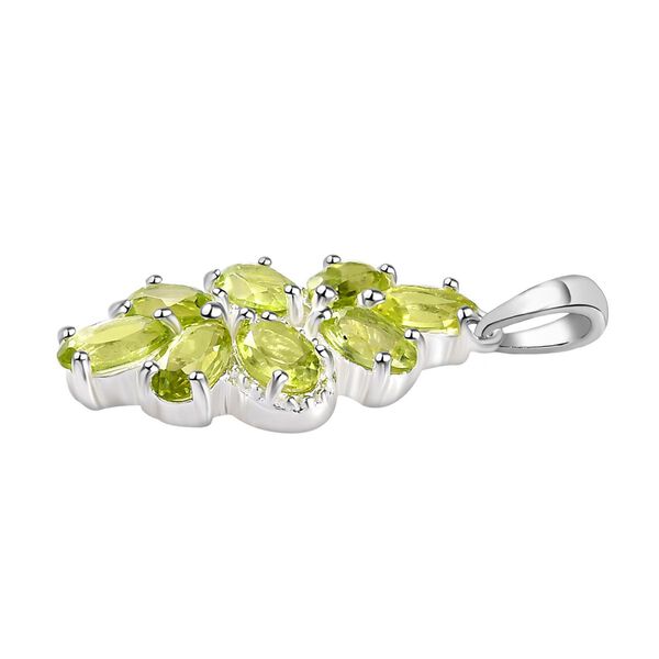 Peridot Anhänger 925 Silber ca. 1,98 ct image number 4