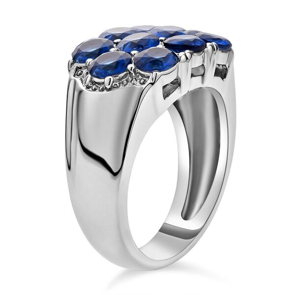 Lila Zirkonia Ring, 316L Edelstahl (Größe 16.00) ca. 2.00 ct image number 5