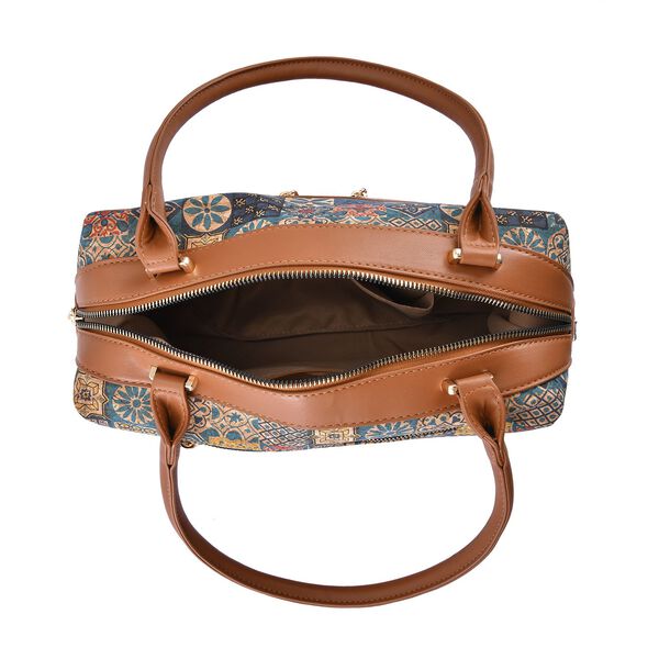 Handtasche aus Naturkork mit RFID-Schutz, Bunt image number 6