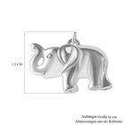 Silberhauch Kollektion - Elektroform Elefant Anhänger image number 3
