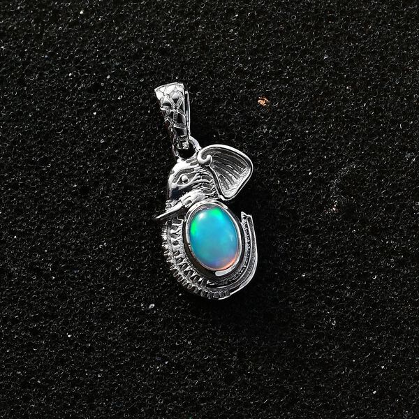 AA Nat&uuml;rlicher, &auml;thiopischer Welo Opal-Anh&auml;nger -0,47 ct. image number 3