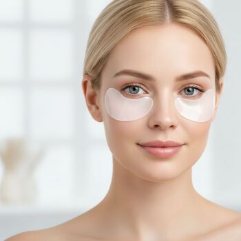 "EMS eye massager sticker 6prs   material: gel  "