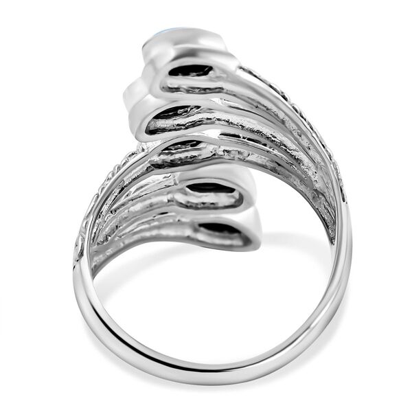 Royal Bali - Sleeping Beauty Türkis Ring, 925 Silber (Größe 16.00) ca. 2.46 ct image number 4