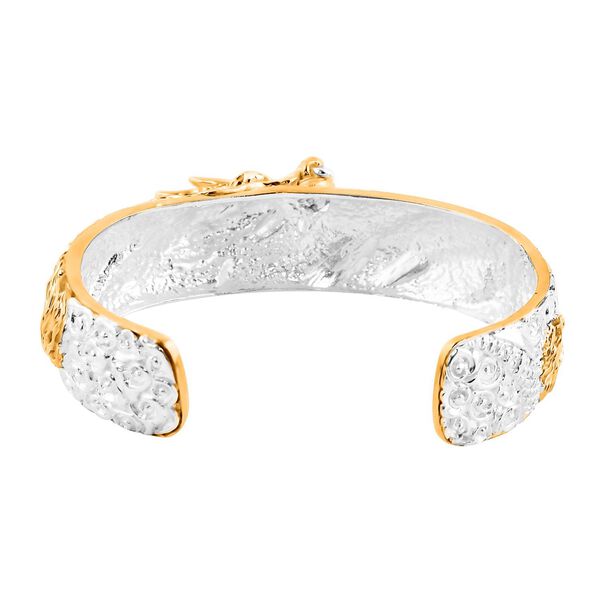 Royal Bali Kollektion - 925 Silber und Gelbgold Vermeil Armreif, ca. 37,00g image number 5