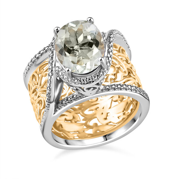 Prasiolith Ring - 5,51 ct. image number 5