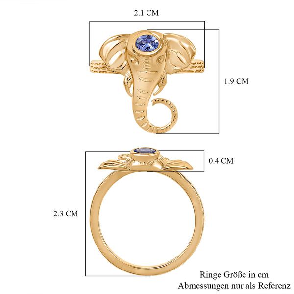 D'Joy AA Tansanit Ring - 0,18 ct. image number 7