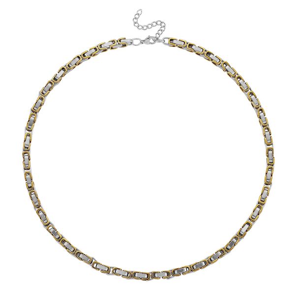 Byzantinische zweifarbige Halskette, 50+5 cm image number 2