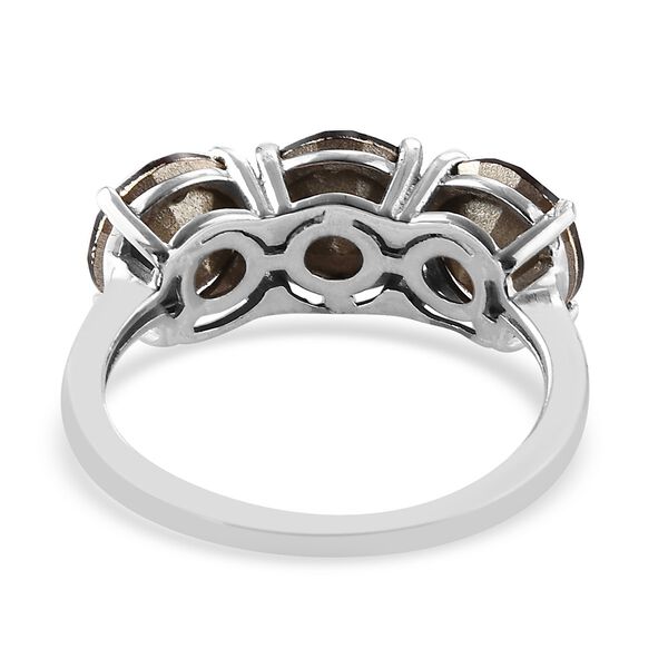 LUSTRO STELLA &Ouml;sterreichischer Granat Kristall Ring 925 Silber Platin-&Uuml;berzug image number 5