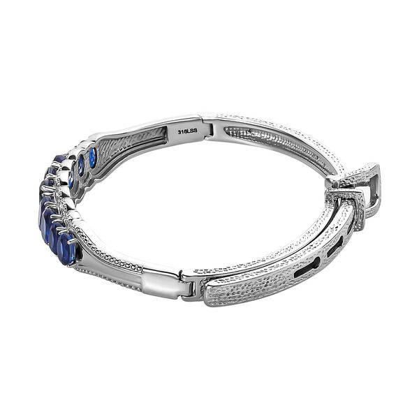 Ceylonfarbener Triplett Quarz-Armreif, 19cm - 6,74 ct. image number 4