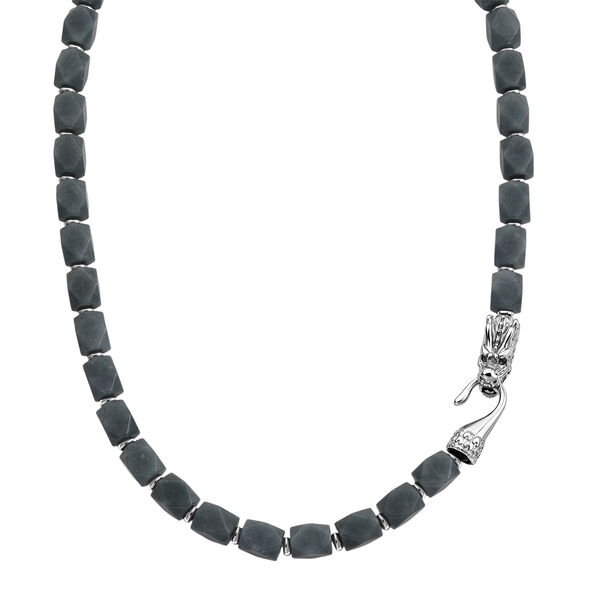 EXTREM SELTEN Nat&uuml;rlicher Olmek Jadeit Jade Halskette, Drachen Verschluss ca. 50 cm ca. 400.00 ct