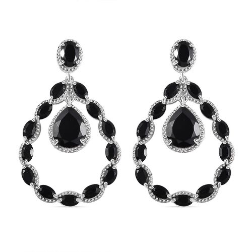 Schwarze Spinell-Ohrringe - 16,71 ct. image number 0