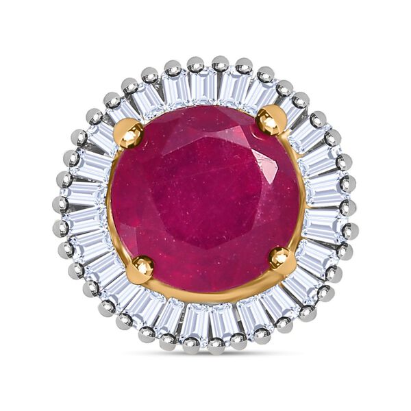 AAA afrikanischer Rubin und Diamant-Anh&auml;nger - 1,44 ct.