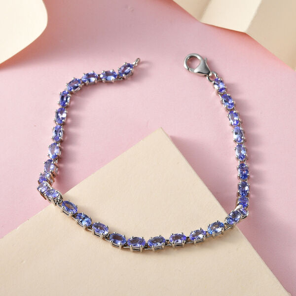 Tansanit Eternity Armband, 20cm - 8 ct. image number 1