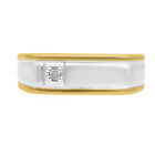 Diamant Ring 925 Silber Bicolor image number 0