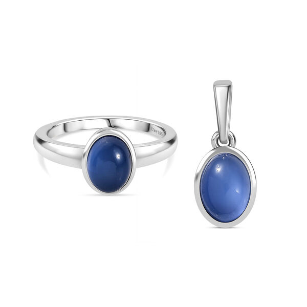 D'Joy Aurora Mondstein Ring und Anh&auml;nger