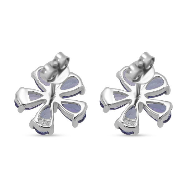 D'Joy Tansanit und Zirkon Ohrringe - 2,21 ct. image number 4