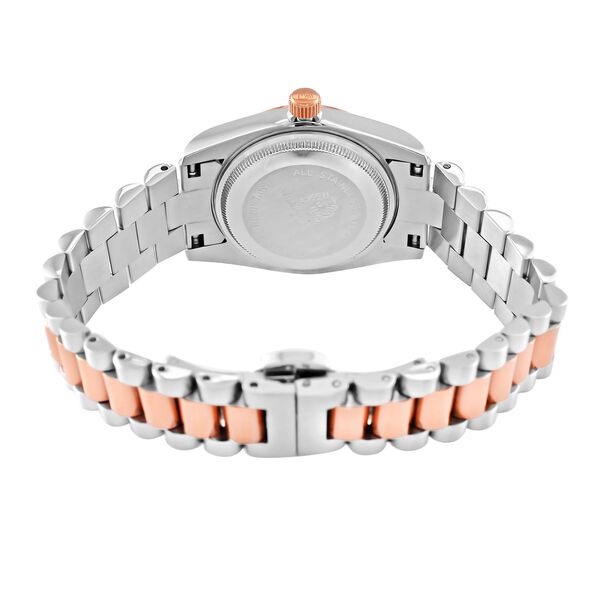 Moissanit Uhren 20 cm Reiner Edelstahl Bicolor image number 7