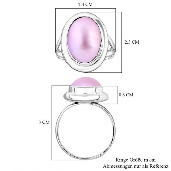 Royal Bali Kollektion- Rosa Mabe Perle Ring image number 5