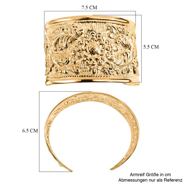 Royal Bali D'Joy 19cm Armreif, 925 Silber mit 916 Gelbgold Vermeil image number 6