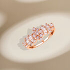LUXORO Natürlicher, Rosa Diamant Ring, SGL zertifiziert, 585 Rosegold (Größe 18.00) ca. 1,00 ct image number 1