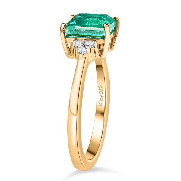 D'Joy Pfau Triplett Quarz und Zirkon Schmuckset, 925 Silber vergoldet - 6,14 ct. image number 5