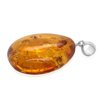 Baltischer Bernstein-Anh&auml;nger, 925 Silber