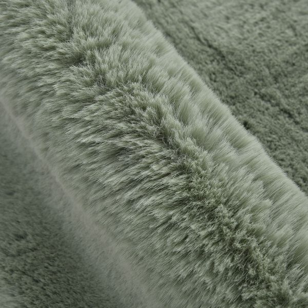 Luxury Edition: Supersoft Kunstfell Teppich, 60x90 cm, 1200 GSM, Blaugr&uuml;n image number 3