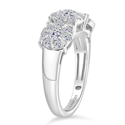 LUXURIANT DIAMOND - Lab Grown Diamant SI Ring 925 Silber rhodiniert (Größe 21.00) ca. 1.00 ct image number 4