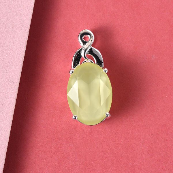 LUSTRO STELLA Diamoon Kollektion - &Ouml;sterreichischer, gelber Kristall-Anh&auml;nger - 5,35 ct. image number 2