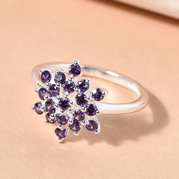 LUSTRO STELLA Amethyst Zirkonia Ring 925 Silber  ca. 1,12 ct image number 2