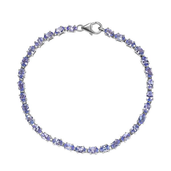 Tansanit Eternity Armband, 19cm - 7,95 ct.