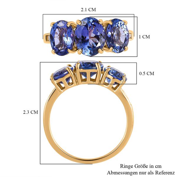 AAA Tansanit Ring - 4,82 ct. image number 7