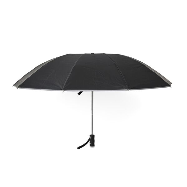 Aero-Alloy Regenschirm, 22 Zoll LED, Schwarz, Wind- und Regensicher image number 0